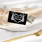 Gothic Halloween Liefde & Bedankt Schedel Hart Wed