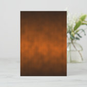 Gothic Halloween Ombre Achtergrond Kunst Kaart (Staand voorkant)