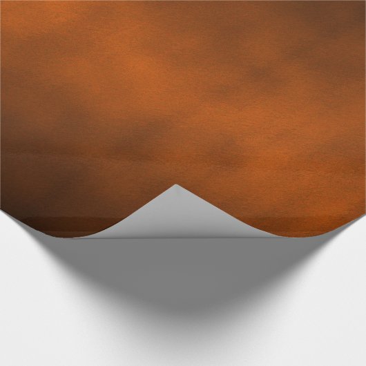 Gothic Halloween Ombre Background Art Cadeaupapier (Hoek)