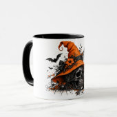 Gothic Halloween-ontwerp Mok (Voorkant links)