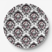  Gothic Halloween Papieren Bordje (Voorkant)