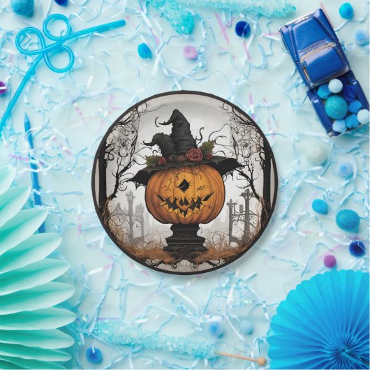 Gothic Halloween Papieren Bordje (Feest)