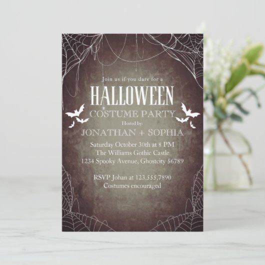 Gothic Halloween Party for Adults Kaart (Staand voorkant)