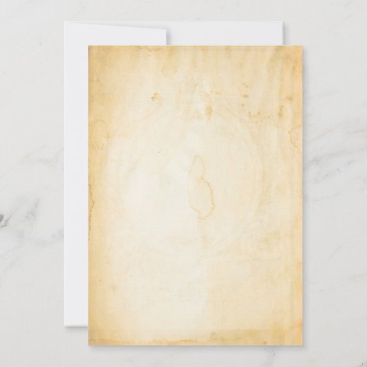  Gothic Halloween Party Invitation Kaart (Achterkant)