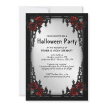 Gothic Halloween Party Invitation