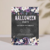 Gothic Halloween Party Invitation Kaart