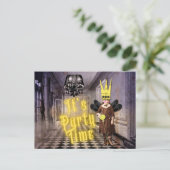  Gothic Halloween Party nodigt uit Uitnodiging Briefkaart (Staand voorkant)