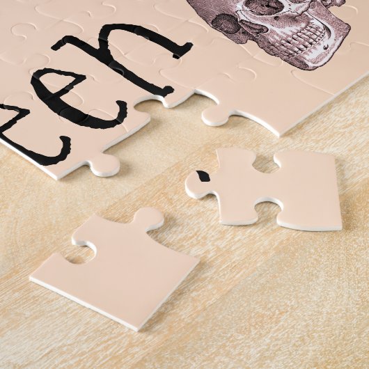 Gothic Halloween Ravens Skulls Never More Legpuzzel (Zijkant)