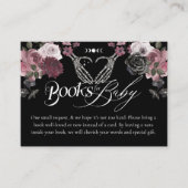 Gothic Halloween Skelet Hands Boeken voor Baby Informatiekaartje (Voorkant)