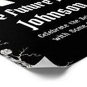 Gothic Halloween Skelet Het Toekomstige Mevrouw Te Poster (Hoek)