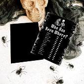 Gothic Halloween Skeleton Wie is waar het spel Kaart
