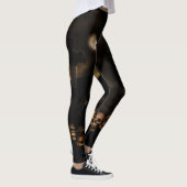 Gothic Halloween Skulls Cemetery Leggings (Rechts)