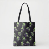 Gothic Halloween Skulls Spooky Season Tote Bag (Voorkant)