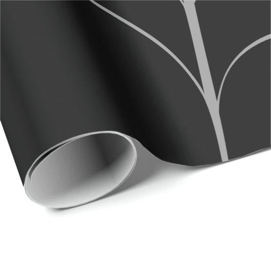 Gothic Halloween Spider Web Wrapping Paper Cadeaupapier (Rol Hoek)