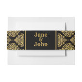 Gothic Halloween Spirit Wedding or Shower Uitnodigingen Wikkel (Voorkant Voorbeeld)