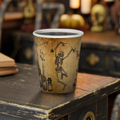  Gothic Halloween Spooky Custom Papieren Bekers