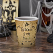  Gothic Halloween Spooky Custom Papieren Bekers