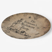 Gothic Halloween Spooky Dark Macabre Custom Papieren Bordje (Gekanteld)