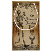 Gothic Halloween Spooky Party Dark Macabre Klein Cadeauzakje (Achterkant)