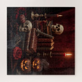 Gothic Halloween Still-Life Puzzle  Legpuzzel (Horizontaal)