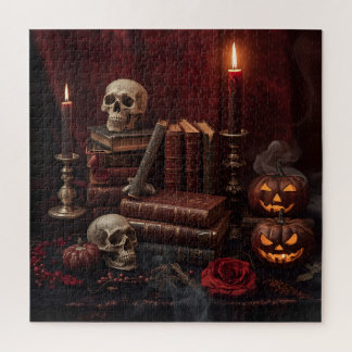 Gothic Halloween Still-Life Puzzle  Legpuzzel