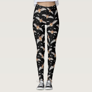 Gothic Halloween Vampire Bats Gothic Creepy Cute Leggings