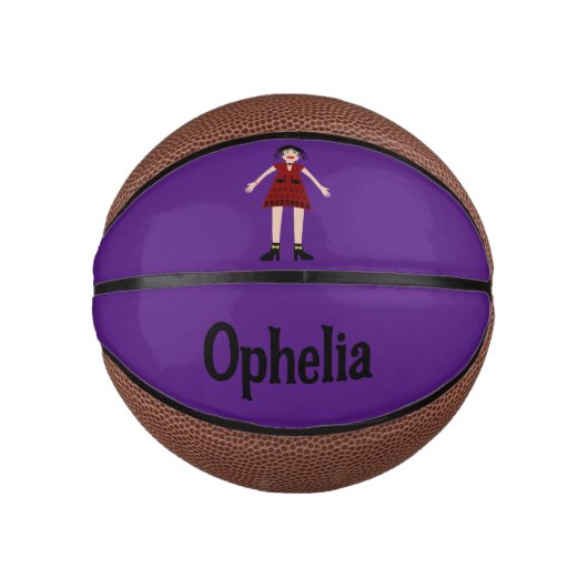 Gothic Halloween Vampire Lady Basketbal (Voorkant)