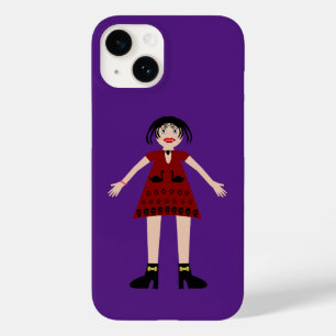 Gothic Halloween Vampire Lady Case-Mate iPhone 14 Hoesje