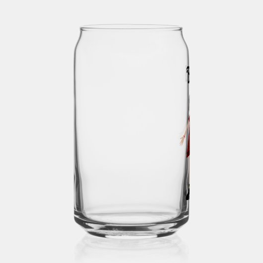 Gothic Halloween Vampire Lady Custom Blikvorm Glas (Rechts)