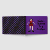 Gothic Halloween Vampire Lady Custom Gastenboek (Volledig)