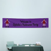 Gothic Halloween Vampire Lady Custom Spandoek (Beurs)