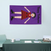 Gothic Halloween Vampire Lady Custom Spandoek (Beurs)
