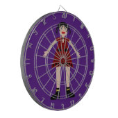 Gothic Halloween Vampire Lady Dartbord (Voorkant Links)