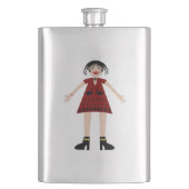 Gothic Halloween Vampire Lady Flacon (Voorkant)