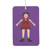 Gothic Halloween Vampire Lady Luchtverfrisser (Voorkant)