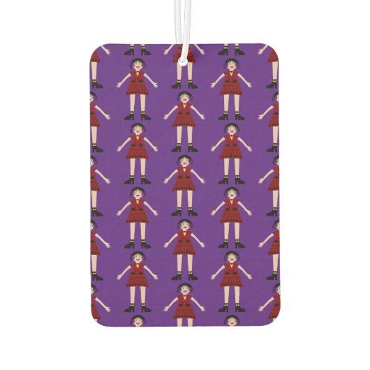 Gothic Halloween Vampire Lady Luchtverfrisser (Achterkant)