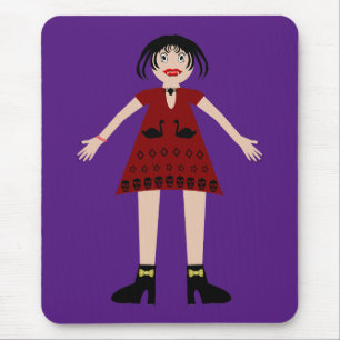Gothic Halloween Vampire Lady Muismat