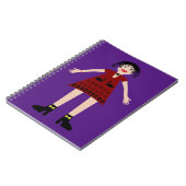 Gothic Halloween Vampire Lady Notitieboek (Linkerzijde)