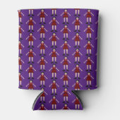 Gothic Halloween Vampire Lady Patterned Blikjeskoeler (Voorkant)