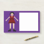 Gothic Halloween Vampire Lady Post-it® Notes (Op bureau)