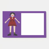 Gothic Halloween Vampire Lady Post-it® Notes (Voorkant)