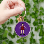 Gothic Halloween Vampire Lady Sleutelhanger (Hand)
