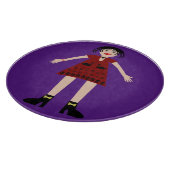 Gothic Halloween Vampire Lady Snijplank (Hoek)