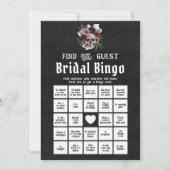 Gothic Halloween Vind de gast Bruidsbingospel Kaart (Voorkant)