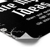 Gothic Halloween Vrijgezellenfeest Datum nacht Ide Poster (Hoek)