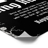 Gothic Halloween Vrijgezellenfeest Ring Hunt Game Poster (Hoek)