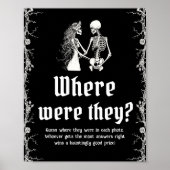 Gothic Halloween Vrijgezellenfeest Waar waren ze? Poster (Voorkant)