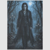 Gothic Halloween Wandelaar Decoupage Kunst  Tissuepapier (Voorkant)