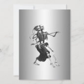 Gothic halloween wedding Invitation Kaart (Achterkant)