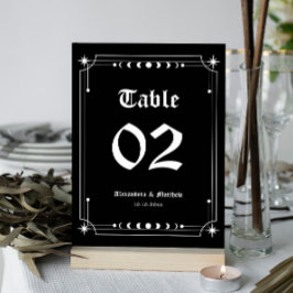 Gothic Halloween Wedding Kaart
